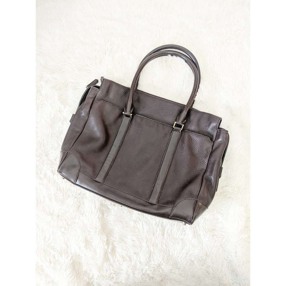 Coach Brown Leather Briefcase Laptop Bag